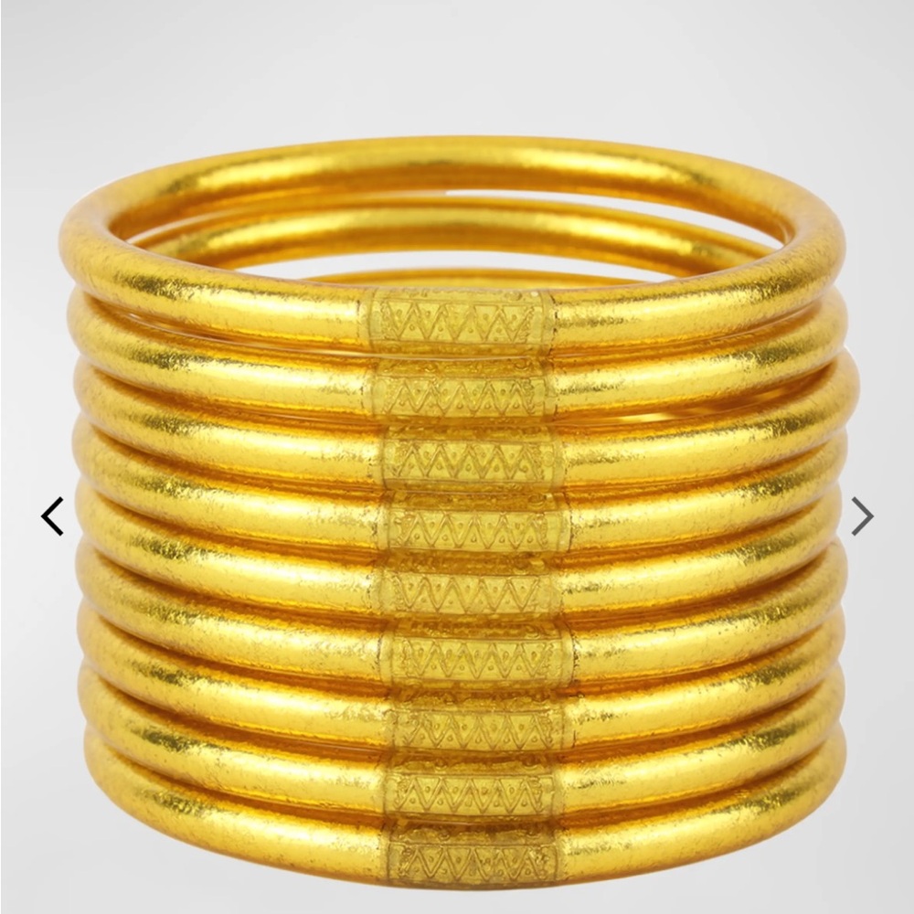BudhaGirl Gold All Weather Bangle Set of THREE